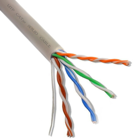 Cablu internet, Cat 5e PNI-U05, 4 perechi, aluminiu cuprat