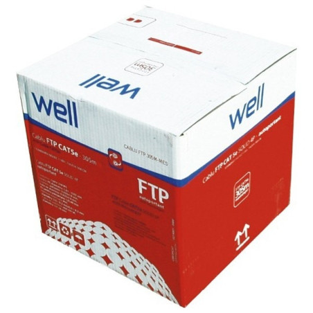 Cablu internet, FTP Cat 5e cu sufa 305M-Mes, cupru