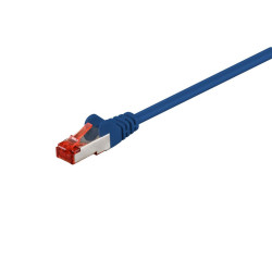 Cablu internet, SFTP CAT6 mufat Hoff, LSZH, albastru, 3 m
