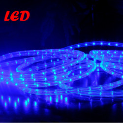 Cablu luminos LED Hoff, D 11 mm, albastru