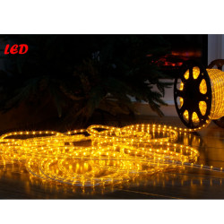 Cablu luminos LED Hoff, D 11 mm, galben