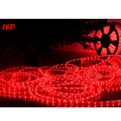 Cablu luminos LED Hoff, D 11 mm, rosu