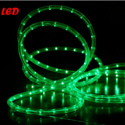 Cablu luminos LED Hoff, D 11 mm, verde