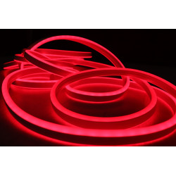 Cablu neon Hoff, 96 LED-uri/m, rosu, 5m, 11.8W, interior/exterior