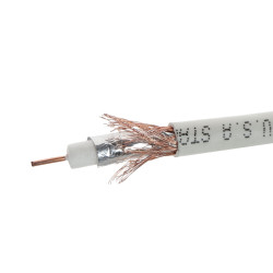 Cablu TV, coaxial, RG-6 Hepol, cupru - cupru