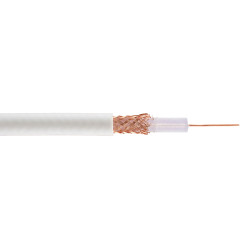 Cablu TV, coaxial, TCC2YY-I (RG59/U) 1 x 0.6 mm, otel cuprat