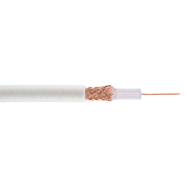 Cablu TV, coaxial, TCC2YY-I (RG59/U) 1 x 0.6 mm, otel cuprat