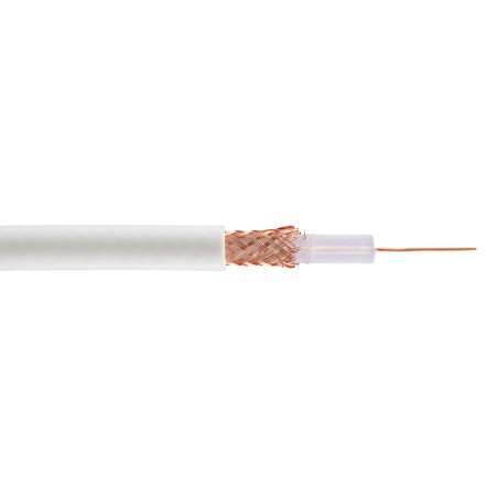 Cablu TV, coaxial, TCC2YY-I (RG59/U) 1 x 0.6 mm, otel cuprat