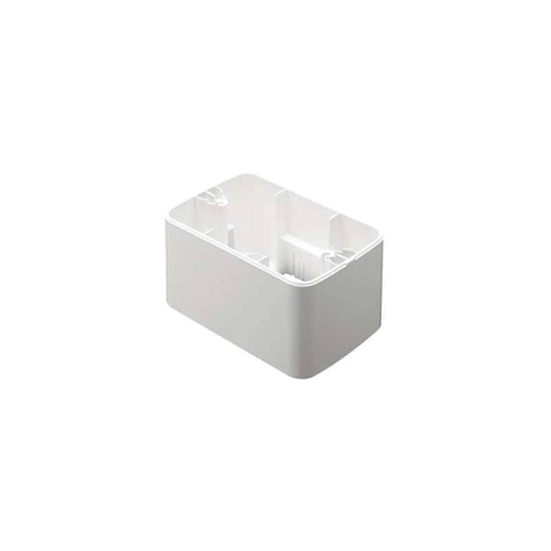 Cadru aparent Gewiss System Top GW22471, 3 module, alb, pentru priza / intrerupator