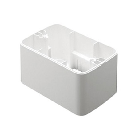 Cadru aparent Gewiss System Top GW22471, 3 module, alb, pentru priza / intrerupator