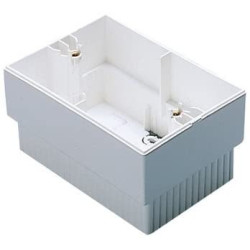 Cadru aparent Gewiss System Virna GW32431, 3 module, alb, pentru priza / intrerupator