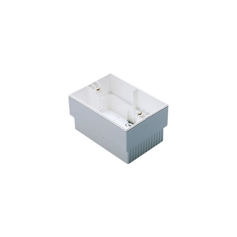 Cadru aparent Gewiss System Virna GW32431, 3 module, alb, pentru priza / intrerupator