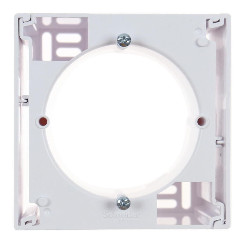 Cadru aparent Schneider Electric Asfora EPH6100121, 1 post, alb, pentru priza / intrerupator Cadru aparent Schneider Electric Asfora EPH6100121, 1 post, alb, pentru priza / intrerupator