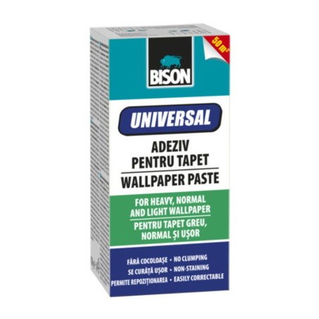 Adeziv pentru tapet, interior, Bison Universal, 150 g
