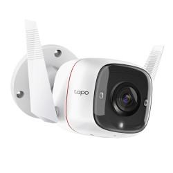 Camera de supraveghere smart / inteligenta Tapo TC65, 3MP, HD, Wi-Fi, slot micro SD, microfon, difuzor, exterior