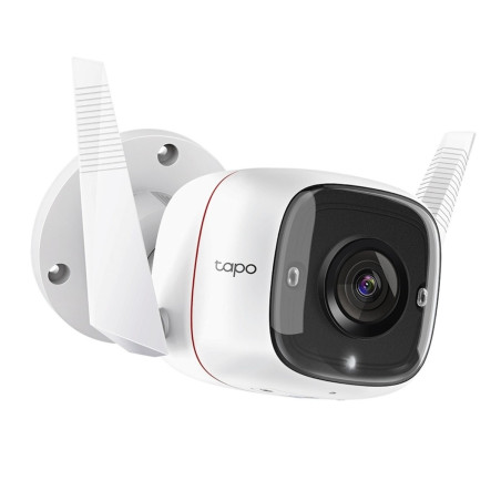 Camera de supraveghere smart / inteligenta Tapo TC65, 3MP, HD, Wi-Fi, slot micro SD, microfon, difuzor, exterior