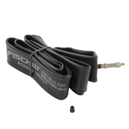 Camera pentru anvelopa bicicleta, cauciuc, 26 inch, cu valva 40 mm pentru ventil tip Dunlop
