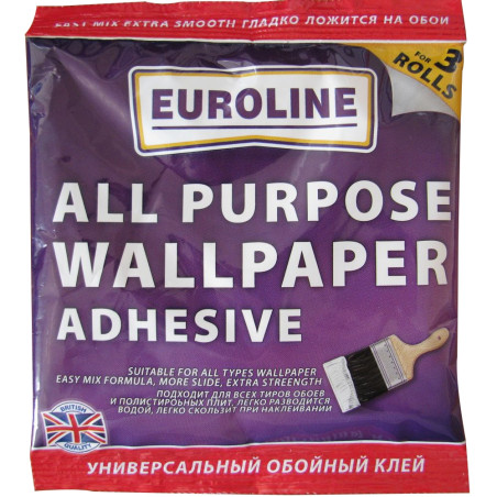 Adeziv pentru tapet, interior, Euroline, 60 g