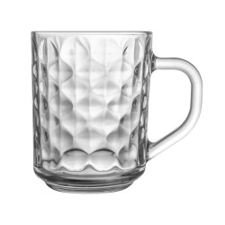 Cana Nova, sticla, transparent, 246 ml, set 3 bucati