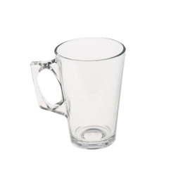 Cana YE5000030, sticla, transparent, 250 ml, set 3 bucati