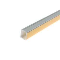 Canal cablu cu autoadeziv (jgheab), 20 x 10.2 mm, 2 m, alb, PVC