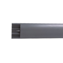 Canal cablu semirotund 50 x 12 mm, 2 m, gri, PVC ignifugat