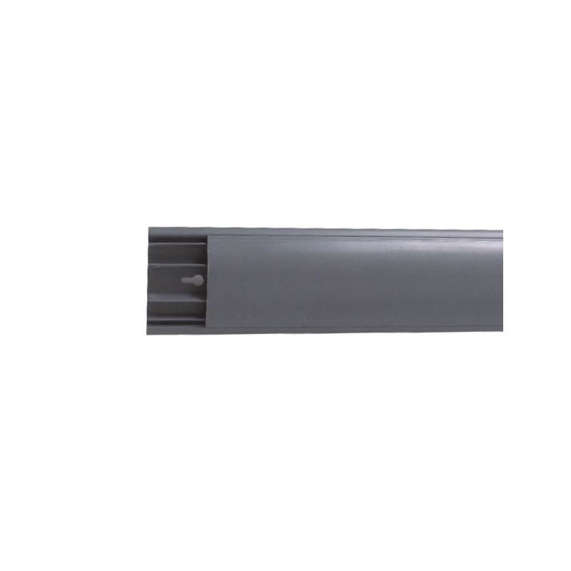 Canal cablu semirotund 50 x 12 mm, 2 m, gri, PVC ignifugat