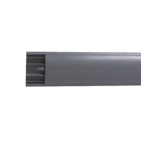 Canal cablu semirotund 50 x 12 mm, 2 m, gri, PVC ignifugat