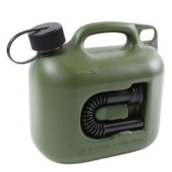 Canistra din plastic, pentru combustibil, Hunersdorff, 5 L + palnie