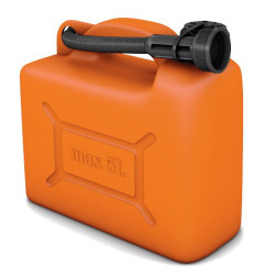 Canistra din plastic, pentru combustibil, Jolie, 5 L + palnie