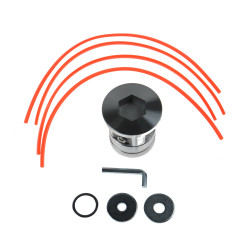 Cap motocoasa metalic Grunman CTM-42 PRO, cu fir, pentru cositoare, D 3 mm