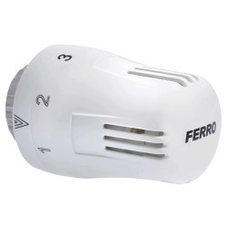 Cap termostat calorifer, scala reglare 0 - 5, 0 - 28 grade Celsius, cu racord olandez, Ferro GT10