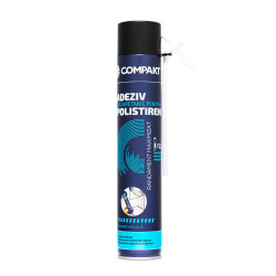 Adeziv poliuretanic pentru polistiren Compakt, aplicare manuala, interior / exterior, 750 ml