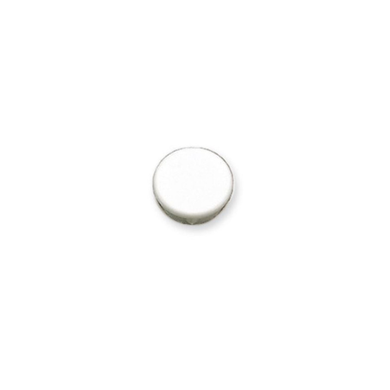Capac mascare surub, pentru sina perdea, PVC, alb, set 10 bucati