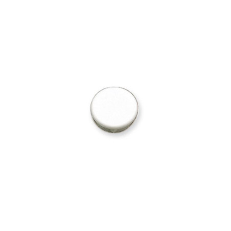 Capac mascare surub, pentru sina perdea, PVC, alb, set 10 bucati