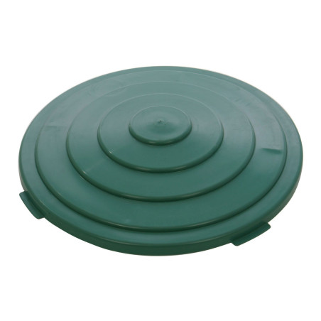 Capac pentru butoi 200 litri Plastor 24181, PEHD, verde, 80 x 2.5 cm