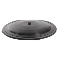 Capac pentru butoi 500 litri Plastor, PEHD, negru, D 106 cm