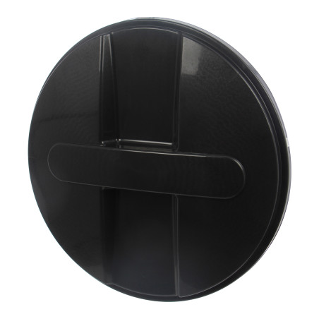 Capac pentru butoi 500 litri polietilena, negru, D 104.5 cm