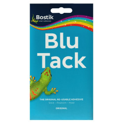 Adeziv reutilizabil Bostik Blu Tack Regular, albastru