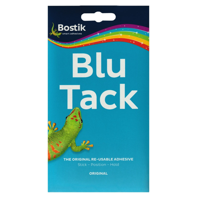 Adeziv reutilizabil Bostik Blu Tack Regular, albastru