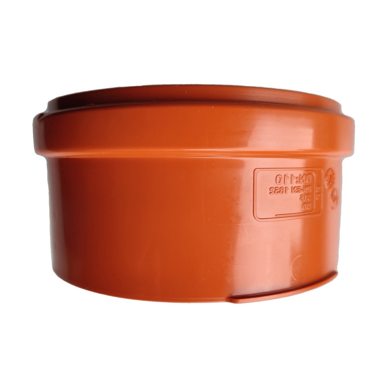 Capac PVC cu inel, D 110 mm