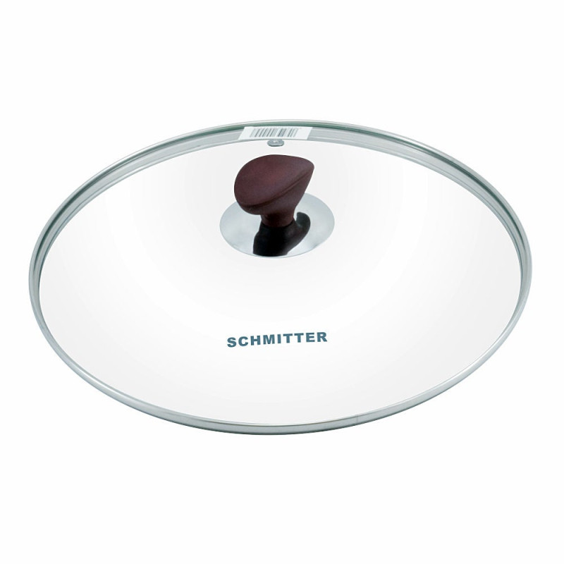 Capac, sticla termorezistenta, Schmitter, 28 cm, rotund, transparent