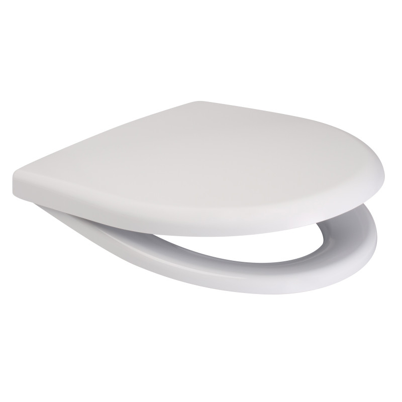 Capac WC din duroplast, Cersanit Delfi K98-0001, alb, inchidere standard Capac WC din duroplast, Cersanit Delfi K98-0001, alb, inchidere standard