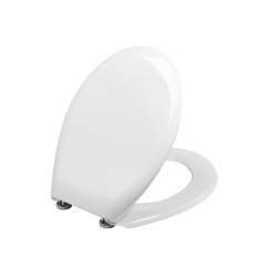 Capac WC din duroplast, Kadda Sara 20950036, alb, inchidere standard, 370 x 430 mm