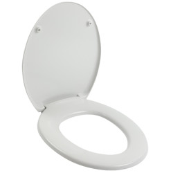 Capac WC din duroplast, Kadda Sara 20950037, alb, inchidere standard, 370 x 440 mm
