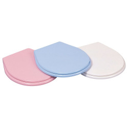 Capac WC din polipropilena, Lider 2057, alb, inchidere standard, 345 x 445 mm