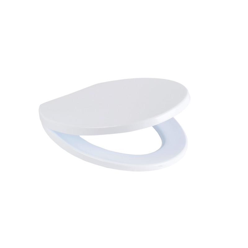 Capac WC din polipropilena, Romtatay PP 40001, alb, inchidere standard, 375 x 460 mm Capac WC din polipropilena, Romtatay PP 40001, alb, inchidere standard, 375 x 460 mm