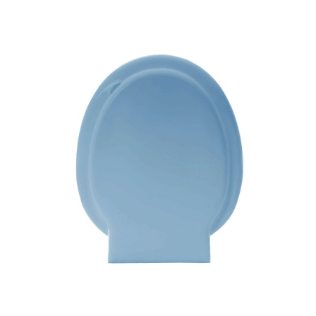 Capac WC din polipropilena, Romtatay Unic 40305, bleu, inchidere standard, 395 x 480 mm