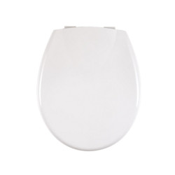 Capac WC din polipropilena, Wirquin Expert 20950144, alb, inchidere standard, 393 x 460 mm