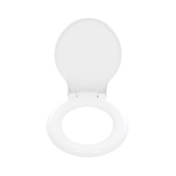 Capac WC din polipropilena, Wirquin Rennaisance 20950012, alb, inchidere standard, 375 x 460 mm